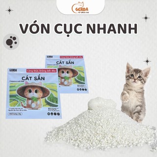 (combo 3 túi) cát sắn cho mèo , cát tự nhiên sinh học siêu vón cục , không bết đáy , tự phân hủy trong nước