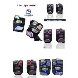 Cùm công tắc Light Master có đèn nhập khẩu cao cấp hàng chuẩn chính hãng gắn các dòng xe