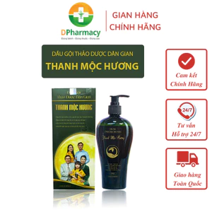 Dầu Gội Thảo Dược Thanh Mộc Hương , làm giảm và ngăn ngừa ngứa, xơ rối, chẻ ngọn, gẫy rụng tóc.