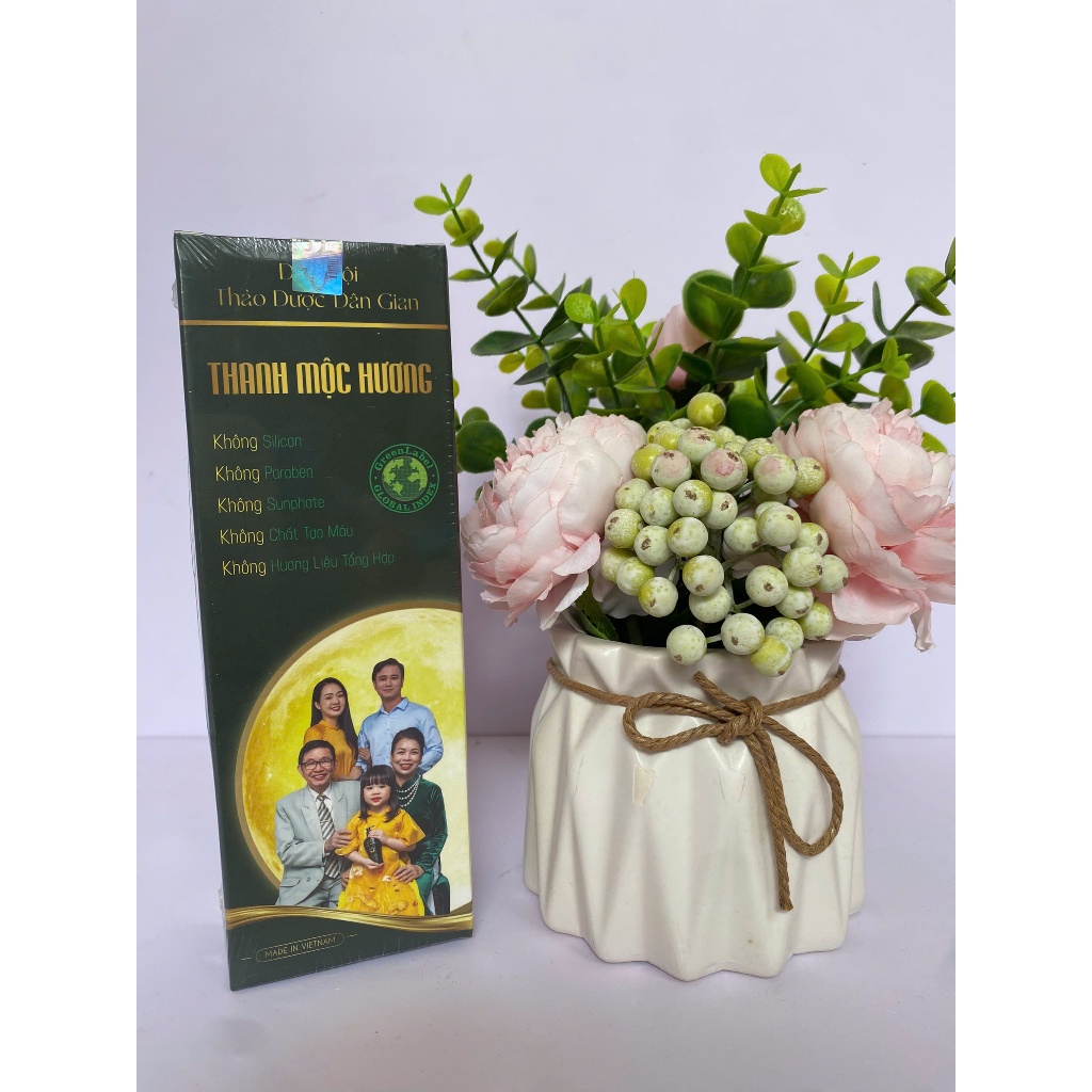 Dầu Gội Thảo Dược Thanh Mộc Hương , làm giảm và ngăn ngừa ngứa, xơ rối, chẻ ngọn, gẫy rụng tóc.