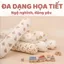 Gối Ôm Cho Bé Royal Vải Xô Muslin Organic Mềm Mại Nâng Niu Giấc Ngủ Không Gây Dị Ứng Đa Dạng Họa Tiết
