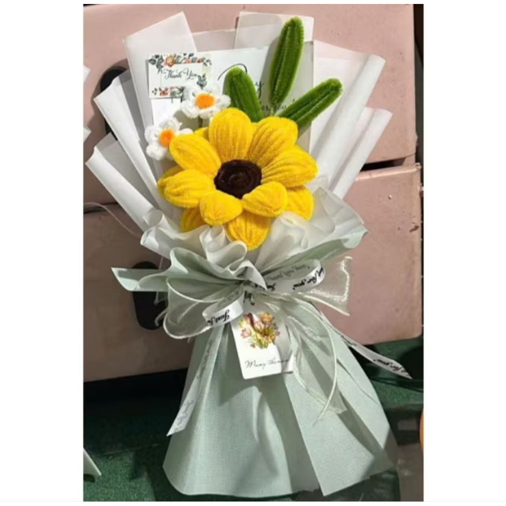 Bó Hoa Hướng Dương Kẽm Nhung