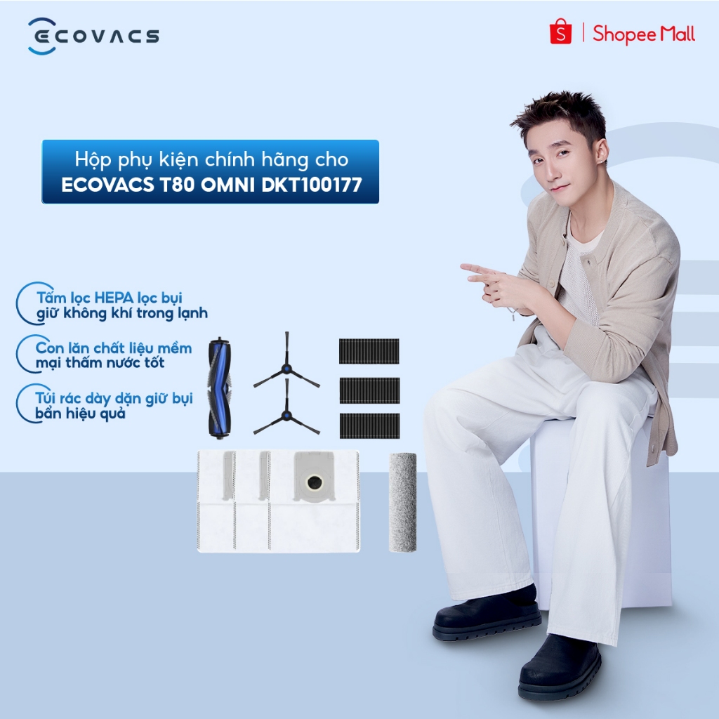 Hộp phụ kiện Ecovacs T80 Omni