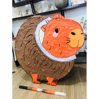 [Tặng gậy đập] Pinata Capybara Brainrot - Trò chơi đập kẹo - Trang Trí Sinh Nhật Cho Bé Trai và Bé Gái [chưa gồm kẹo]