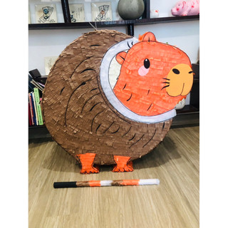 [Tặng gậy đập] Pinata Capybara Brainrot - Trò chơi đập kẹo - Trang Trí Sinh Nhật Cho Bé Trai và Bé Gái [chưa gồm kẹo]
