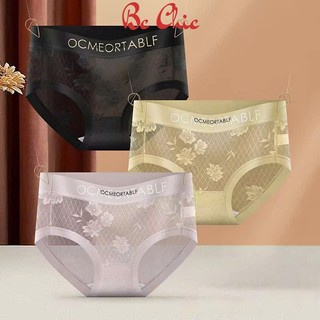 Quần lót ren cạp cao Q 226 hoạ tiết ren hoa tinh tế - Quần lót nữ COMFORMTABLE trong suốt gợi cảm kháng khuẩn