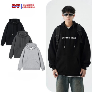 Áo khoác hoodie peace star nam nữ có mũ, Áo nỉ unisex mặc cặp đôi dáng rộng nhiều màu chất dày dặn k1