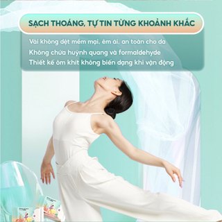 Băng vệ sinh hàng ngày Topgia siêu mỏng thoáng khí êm ái dùng hằng ngày thoải mái