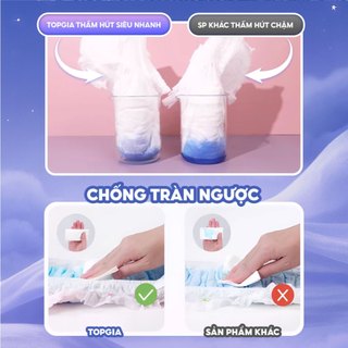 [Combo Trải Nghiệm] Băng Vệ Sinh TopGia Các Loại Siêu Mỏng, Thấm Hút Cực Nhanh, Khô Thoáng Cả Ngày