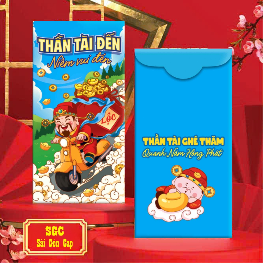 Bao Lì Xì Tết 2026 Hot Trend Xuân Bính Ngọ set 100 cái