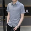 Áo sơ mi nam ngắn tay PTK AGD85, áo sơ mi tay ngắn chất cotton lụa chống nhăn thấm hút dễ phối