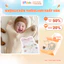 Nhộng Chũn Cho Bé IQKAO Siêu Mềm Mại Thông Thoáng Co Giãn 2 Chiều Họa Tiết Đáng Yêu Giúp Bé Ngủ Ngon Ngừa Giật Mình