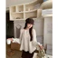 Set áo sơ mi voan tơ tay bèo mix ÁO LEN 2 DÂY dáng babydoll màu vintage siêu xinh