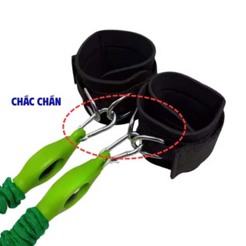 Dụng cụ tập chân  – Dây kháng lực phục hồi chấn thương, tập cơ mông đùi