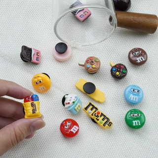 Set 14 Sticker Charm 3D chủ đề kẹo Socola nhựa cứng DIY gắn Dép Sục Cá Sấu Mita JB-57