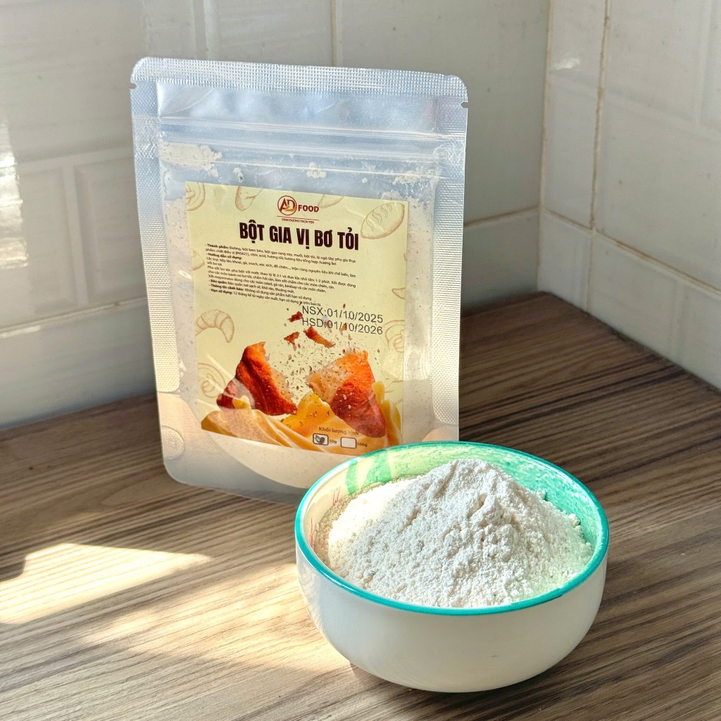 50g Bột gia vị bơ tỏi ADFOOD – dùng làm gia vị cho các món chiên và nước sốt