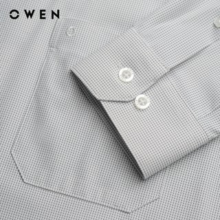Owen - Áo sơ mi dài tay Regular Fit AR250050DT chất liệu Knit