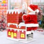 Ông Già Noel Chui Ống Khói Chạy Pin, Có Nhạc, Đồ Chơi Noel, Quà Tặng Giáng Sinh Cho Bé