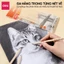Set 6/12 Chì Phác Thảo Nhiều Mức Độ Deli - Bút Chì Dành Cho Học Sinh Và Vẽ Mỹ Thuật Cơ Bản Chuyên Nghiệp