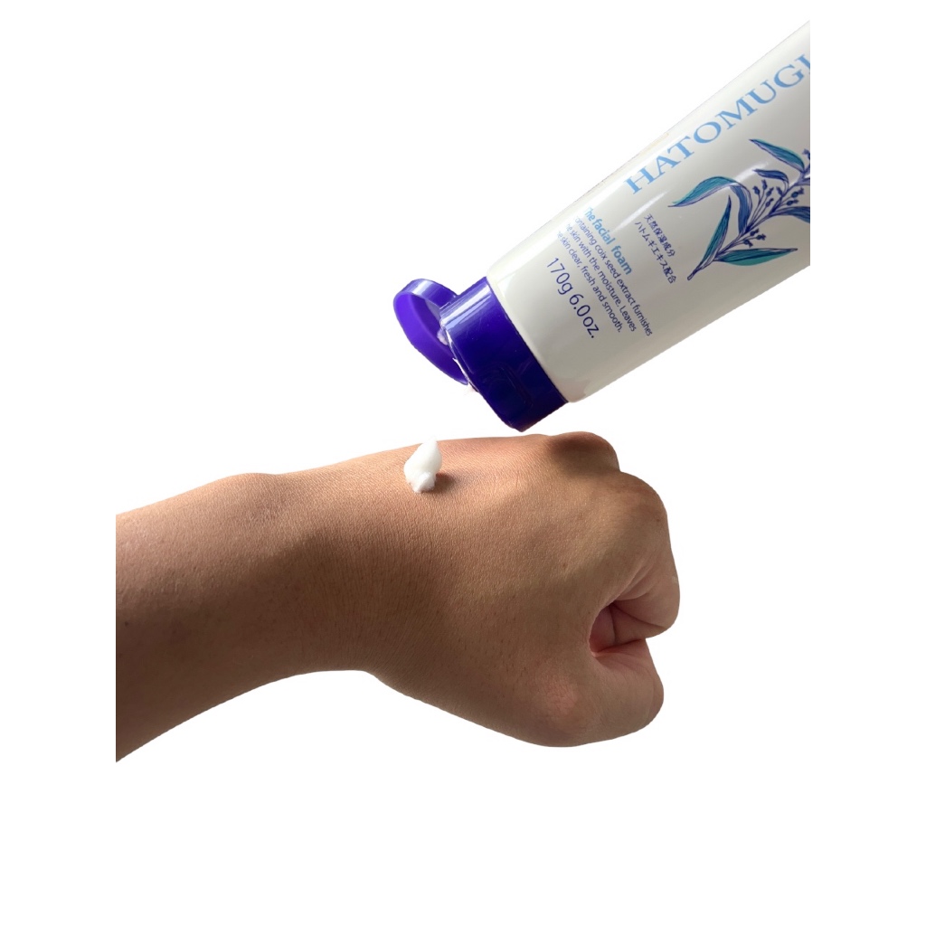 [MUA 2 TẶNG 1] Sữa rửa mặt Reihaku Hatomugi Facial Foam làm sáng da (170g)