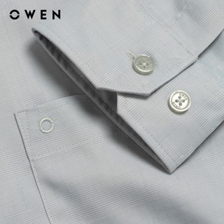 Owen - Áo sơ mi dài tay Regular Fit AR255089DT màu Xám chất liệu Bamboo spandex
