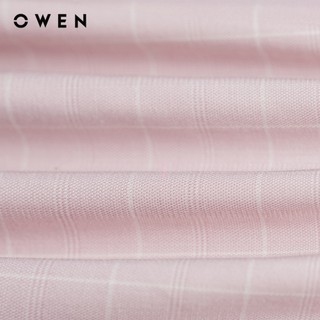Owen - Áo sơ mi dài tay Regular Fit AR255027DT màu Hồng chất liệu Bamboo spandex