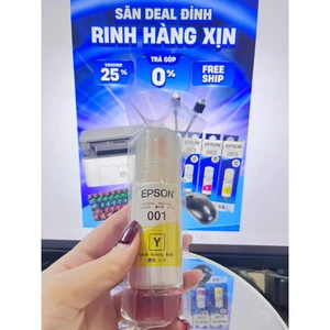 Mực Epson 001 Y (Vàng) – Bóc Máy Chính Hãng– Dành Cho Máy In Epson L14150 / L4150 / L4260 / L6160 / L6170 / L6260 / L627