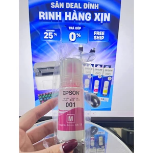 Mực Epson 001 M (Đỏ) – Bóc Máy Chính Hãng – Dành Cho Máy In Epson L14150 / L4150 / L4260 / L6160 / L6170 / L6260 / L6270