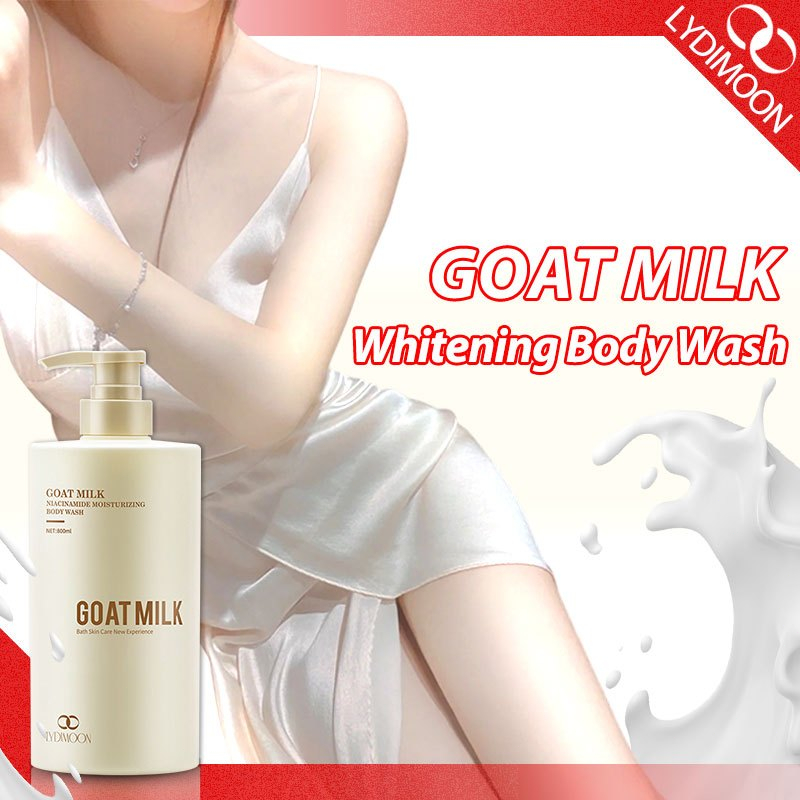 Sữa tắm trắng da Tắm trắng body Sữa tắm dê Sữa tắm trắng da toàn thân Làm trắng nhanh chóng 800ML
