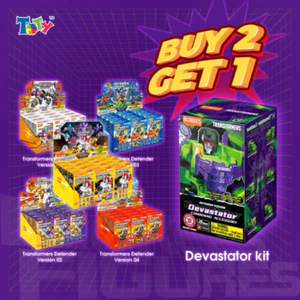 Full Set Mô Hình Transformers DV01, DV02, DV03, DV04, DV05, DV06 , DV07 Chính Hãng