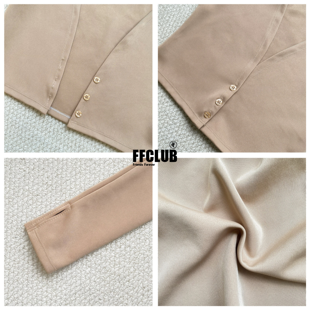 ÁO CARDIGAN THUN POLY FFCLUB MIX
