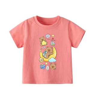 👕 Áo Thun Bé Gái mềm mịn thoáng mát in hình dễ thương 👕 AT71
