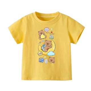 👕 Áo Thun Bé Gái mềm mịn thoáng mát in hình dễ thương 👕 AT71