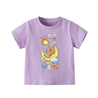 👕 Áo Thun Bé Gái mềm mịn thoáng mát in hình dễ thương 👕 AT71