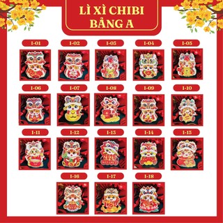 Bao Lì Xì ChiBi Mẫu Mới 2026 Phản Quang Size To Nhiều Mẫu Mã