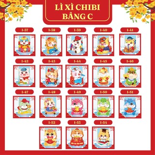 sỉ  lixi chipi nhiều mẫu may mắn 2026