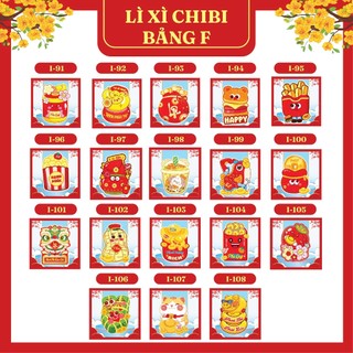 sỉ  lixi chipi nhiều mẫu may mắn 2026