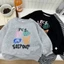 Áo sweater nỉ dài tay cho bé Hibena Kids, áo thu đông chất nỉ mềm mịn, cao cấp bé mặc đi học đi chơi AT2