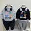 Áo sweater nỉ dài tay cho bé Hibena Kids, áo thu đông chất nỉ mềm mịn, cao cấp bé mặc đi học đi chơi AT2