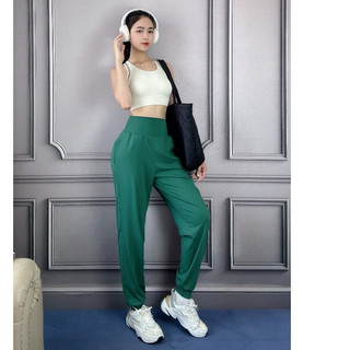 Quần jogger nữ tập gym,, yoga, chạy bộ, mặc hàng ngày model: 99104.1.058 TUẤN HD cạp cao gen bụng