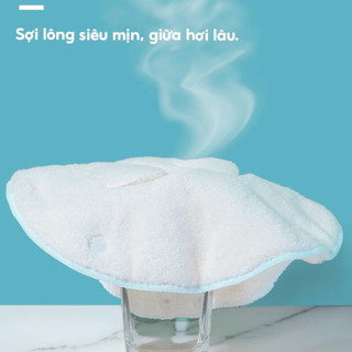 Khăn mặt nạ chườm nóng, khăn bông đắp mặt, ủ ấm, xông hơi làm nóng, thư giãn, dãn nở lỗ chân lông.
