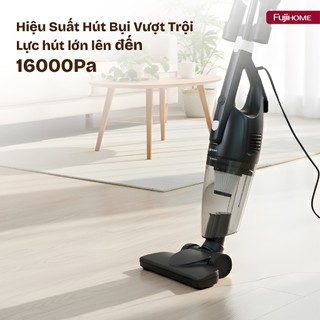 Máy Hút Bụi Cầm Tay FujiHome VC06 -Lực hút 16.000Pa – Công suất 600W - Hệ thống lọc kép HEPA + Foam