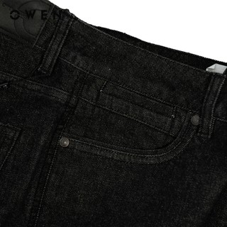 Owen - Quần jean Slim Fit QJS258021 màu Đen chất liệu Cotton Spandex 99/1