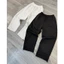 Quần suông nỉ hai da dập nổi khối cao cấp ver 2 Nam Nữ Unisex ALODIN.atedier - Nỉ Menswear ống rộng Q2