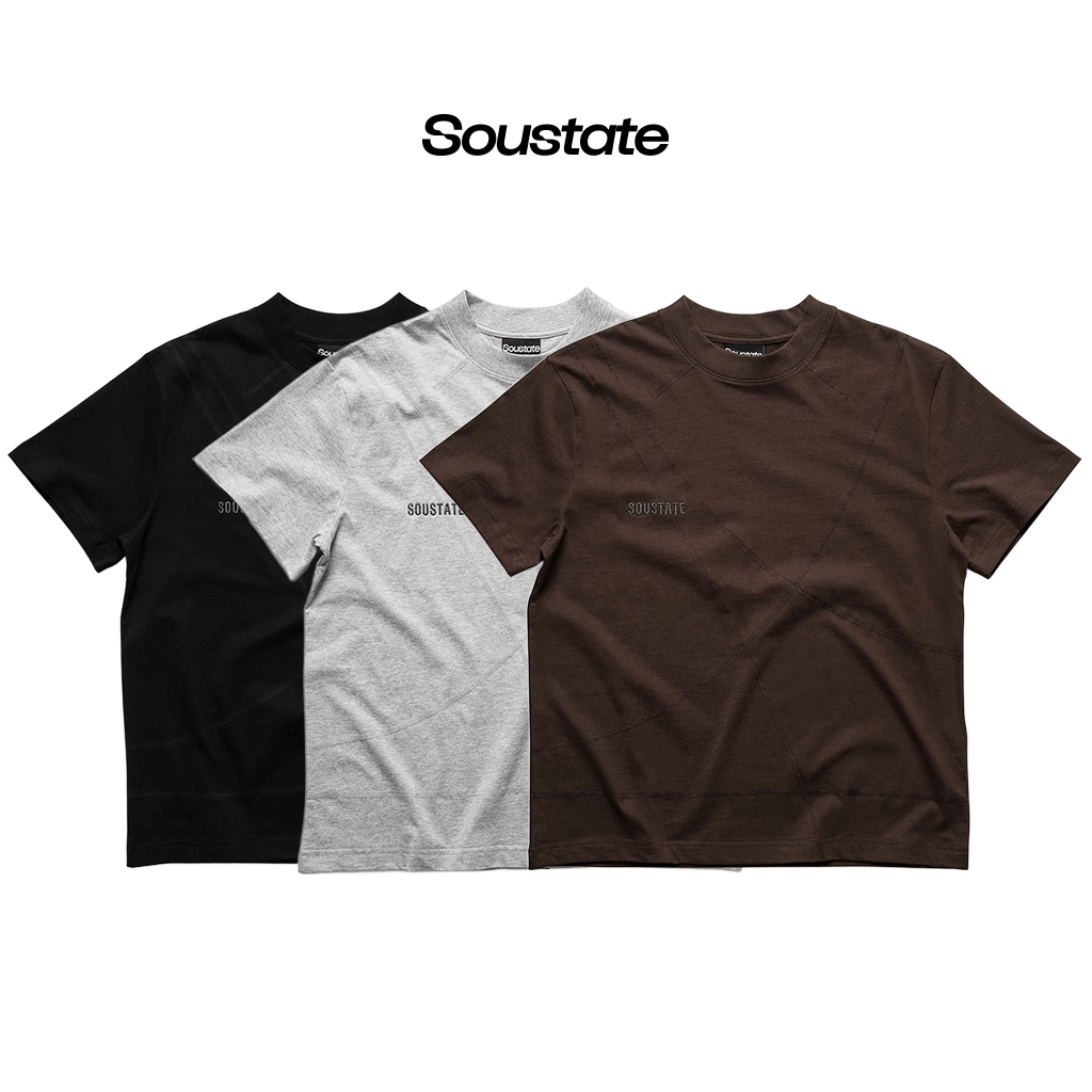 Áo Thun Oversized Premium Basic Chất Liệu Dày Dặn, Unisex Nam Nữ - SOUSTATE Chính Hãng | BigBuy360 - bigbuy360.vn