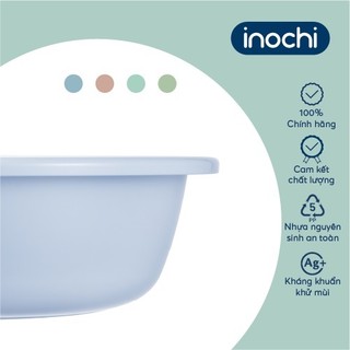 Thau rửa mặt Notoro Inochi - kháng khuẩn Ag+, nhựa PP bền chắc, bo tròn an toàn phù hợp cho bé nhỏ