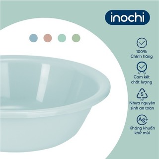 Thau rửa mặt Notoro Inochi - kháng khuẩn Ag+, nhựa PP bền chắc, bo tròn an toàn phù hợp cho bé nhỏ