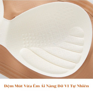 Áo Ngực Nữ Su Quây Ngang Không Gọng Có Viền Chống Tuột, Áo Lót Mút Vừa Êm Ái Không Dây Ôm V1 A-2382