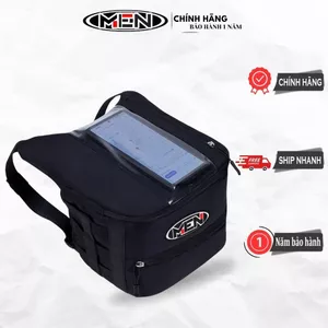 Túi treo ghi đông xe M.E.N K2 có nhiều ngăn vải lưới 3 lớp tản nhiệt tốt khi di chuyển xa [HỎA TỐC]