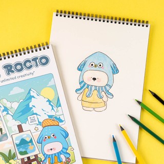 Vở Vẽ 100GSM Học Sinh Tập Tô Màu Cho Bé A4 - Sổ Tô Màu Sổ Vẽ Học Sinh Giấy Dày Mịn Hạn Chế Lem An Toàn
